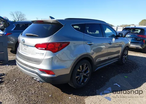 2017 Hyundai Santa Fe Sport 2.0T Ultimate from USA, damaged, VIN 5XYZW4LA8HG393947